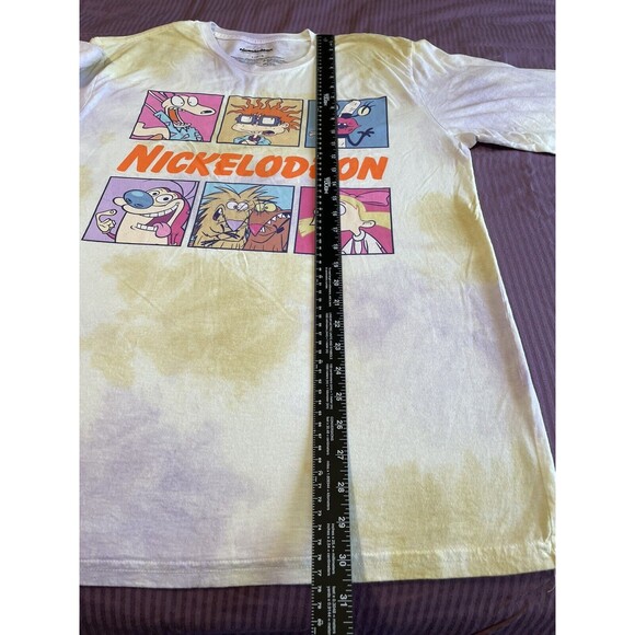 Nickelodeon Mens Size L Tie Dye 100% Cotton Pullover Shirt Rugrats NWT - Picture 5 of 7